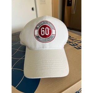 Vintage Anniversary White Trucker Hat